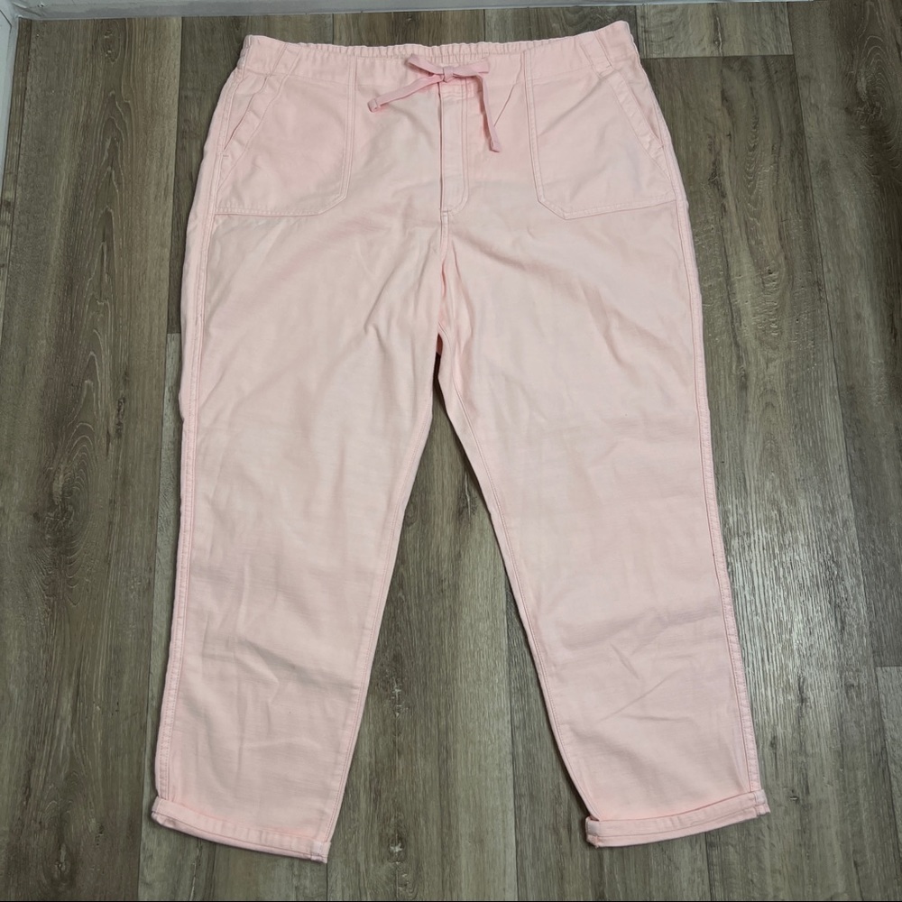 J. Crew Tie-waist Camp Pant Pastel Pink Size XXL NWT